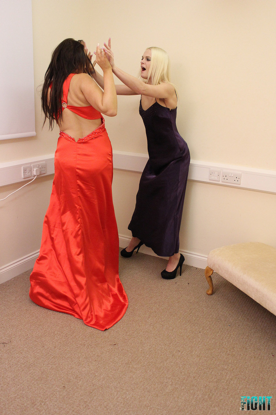 Kelly Fox and Farrah Faith are glam girls all dressed up to go to the ball ...